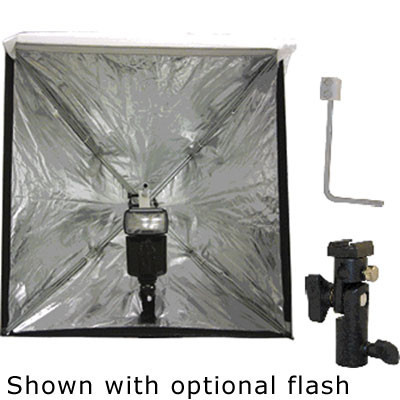 Westcott - Mini Apollo Flash Kit - consists of: 16x16" (40x40cm) Mini Apollo Softbox, Shoe Mount and "L" Bracket