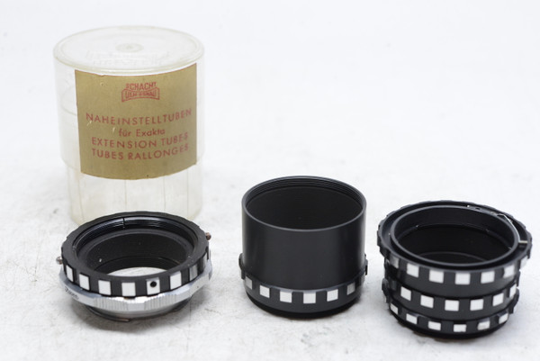 Pre-Owned - Ihagee Schacht Ulm-Donau Extension Tube Set for Exakta