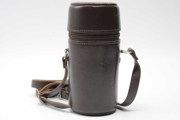 Pre-Owned - Leica - Leather Lens Case for Leica 90mm Tele Hector E-LEITZ New York Brown