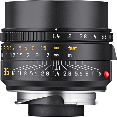Leica - Summilux 35mm f/1.4 M ASPH. Lens (Black, 2022 Version)