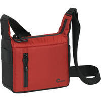 Lowepro - Streamline 100 Shoulder Bag(8.1X3.5X8.7",Red/Blk)