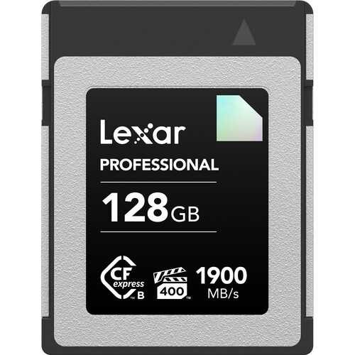 Lexar 128GB Professional CFexpress Type B Card DIAMOND Series9 (2 Pack)