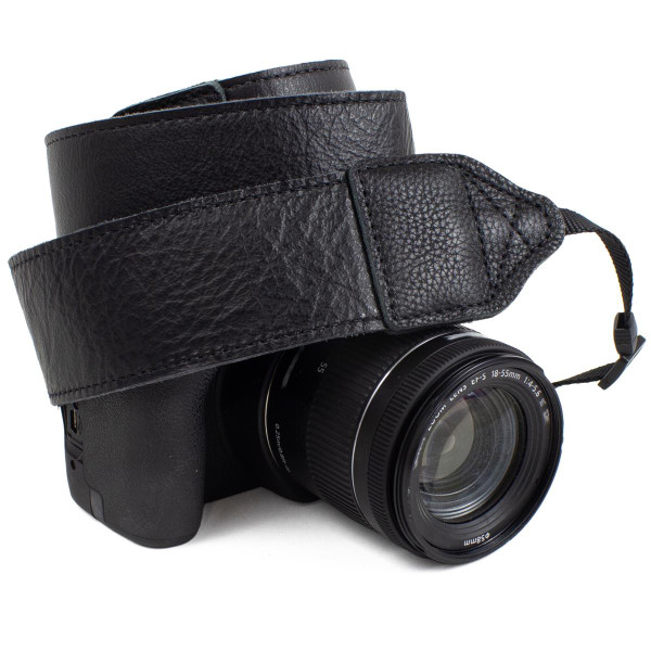 Perri's Leathers CSL-55 2" Leather Camera Strap, Black