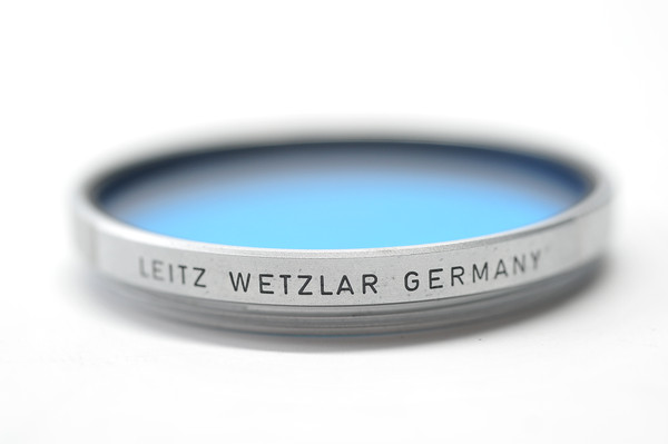 Pre-Owned - Leica - E48 48mm BL Blue Lens Filter (Chrome)