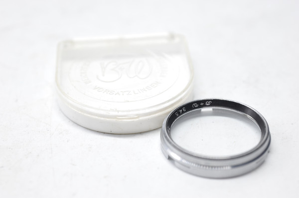 Pre-Owned - RARE B+W 34.5 OX Snap-On clear filter in excellent condition Original plastic case included