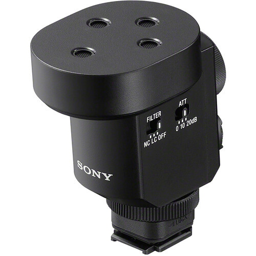 Sony - ECM-M1 Compact Camera-Mount Digital Shotgun Microphone