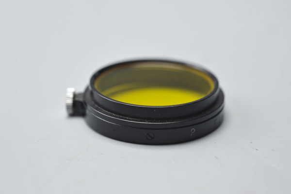 Pre-Owned - Leica - Leitz Leica A36 FIGAM Yellow #2 Filter Black W. Box For Hector 13.5cm, Summoron 3.5cm f2.8 and Summoron 3.5cm f3.5.