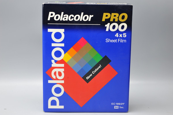 Polaroid Polacolor 4x5 Color Instant Sheet Film 20 Photos ISO 100/20 , sealed box expired on July 1994, we do not guaranty this film