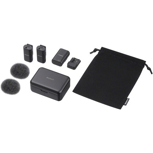 Sony - ECM-W3 2-Person Wireless Microphone System with Multi Interface Shoe