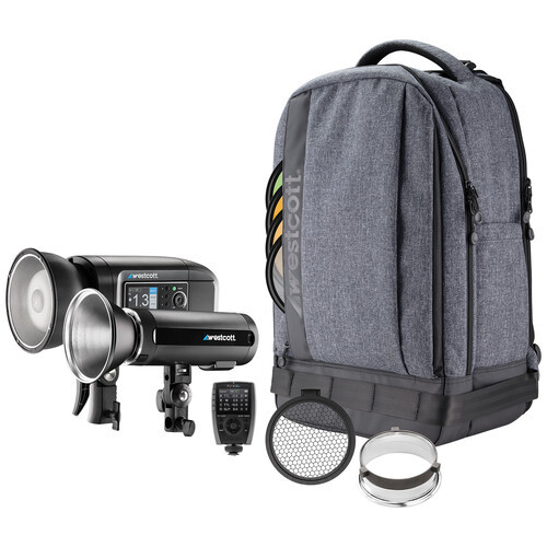 Westcott - FJ400/200 2-Light Portable Portrait Flash Kit with FJ-X3m Universal Wireless Trigger