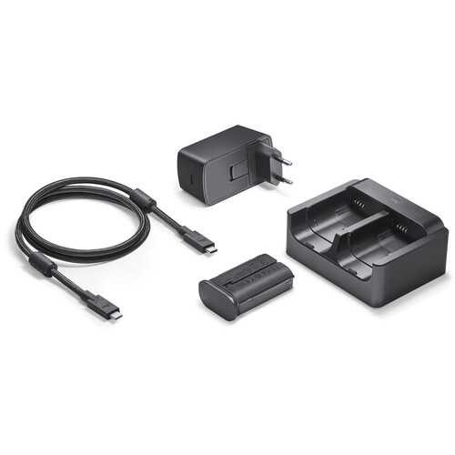 Leica - USB-C Power Set, BP-SCL6 Lithium-Ion Battery, BC-SCL6 USB-C Dual Charger , wall charger and USB cord