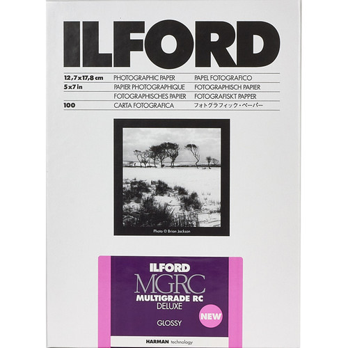 Ilford - MULTIGRADE RC Deluxe Paper (Glossy, 5 x 7", 100 Sheets)