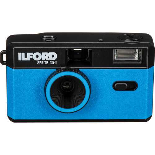 Ilford - Sprite 35-II Film Camera (Black & Blue)