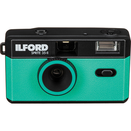 Ilford - Sprite 35-II Film Camera (Black & Teal)