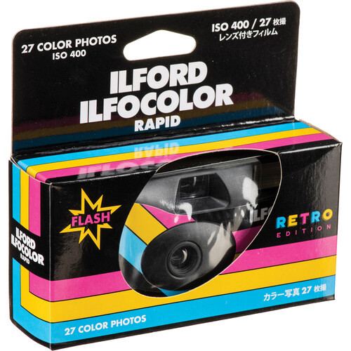 *** expired 2025***Ilford - ILFOCOLOR Rapid Single-Use (Black)