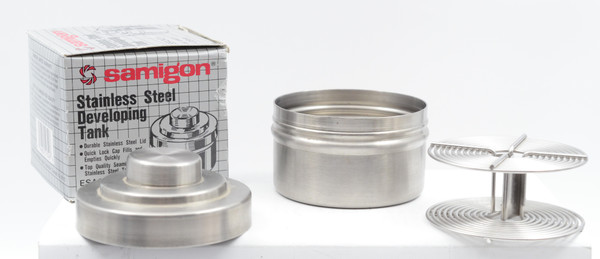 Samigon Stainless Steel Developing Tank 35mm 1 Reel Capacity