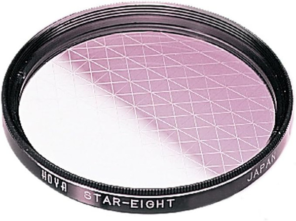 Hoya 49mm Eight Point Cross Screen Glass Filter (8X)