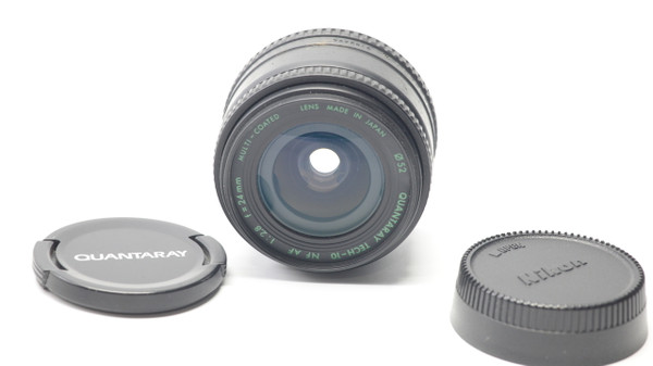 Pre-Owned - Quantaray Tech 10 MX AF 1:2.8 f=24 mm Zoom Film Camera Lens forNikon AIS