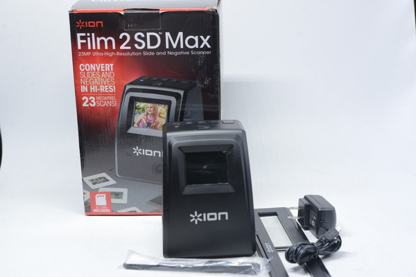 pre-Owned - ION Film 2 SD Max 23 MP Ultra-high-resolution Slide and Negative Scanner