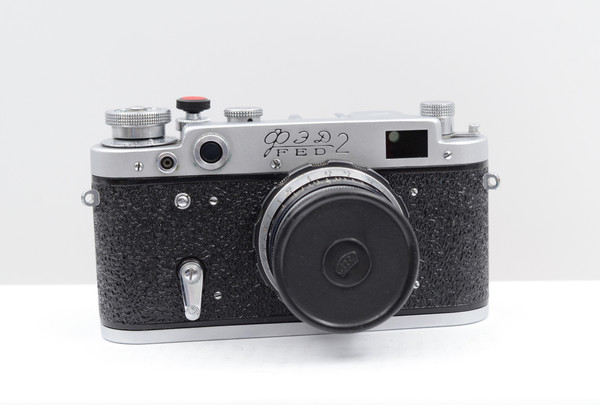 Pre-Owned FED-2 35mm Rangefinder Soviet Camera w/52mm f/2.8