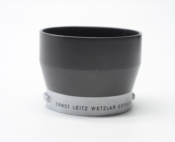 Pre-Owned - Leica Leitz Wetzlar Hood w/ Cap For 90mm f2.8 f4 & 135mm f4 f4.5 Lenses 12575 silver
