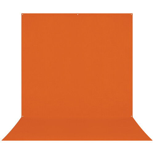 Westcott - X-Drop Pro Wrinkle-Resistant Backdrop (Tiger Orange, 8 x 13')