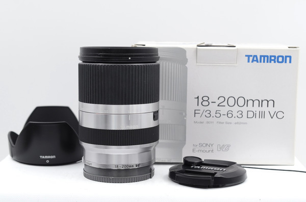 Pre-Owned - Tamron 18-200 F/3.5-6.3 Di III VC Lens For Sony (Silver)