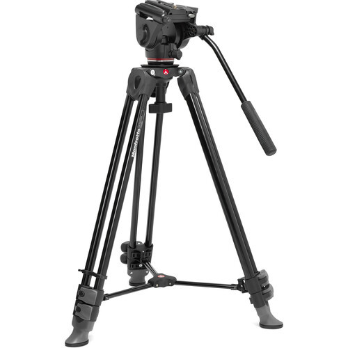 Manfrotto 500X Fluid Head with Aluminum Tripod Kit