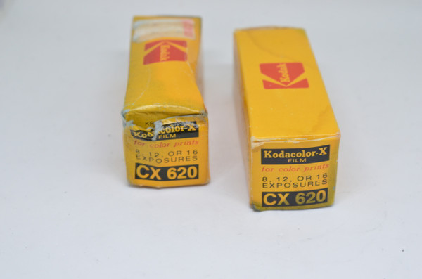 2 Rolls of  620 films: Kodacolor-x   EXPIRED 4/1976, ASA 80. Color negative film