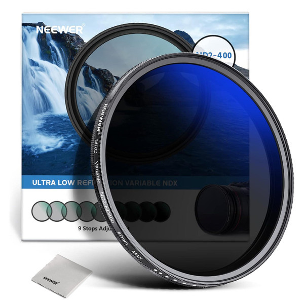 Neewer MRC Variable ND2-ND400 Lens Filter 67mm