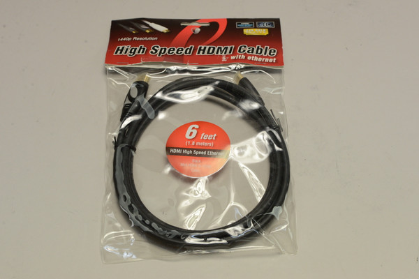 Pearstone 6ft HDMI Cord With Ethernet