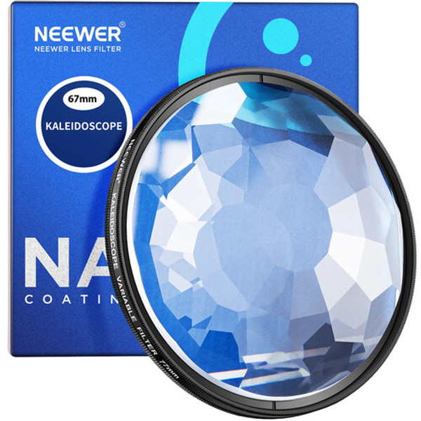 Neewer FL-E1 Kaleidoscope Prism Lens Filter 67mm