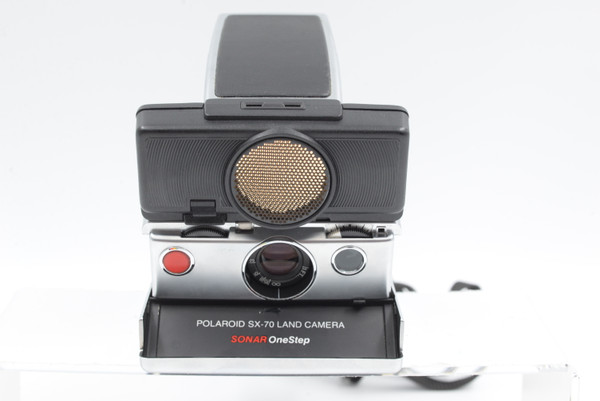 Pre-Owned - Polaroid SX-70 Land Camera Silver & Black Sonar OneStep