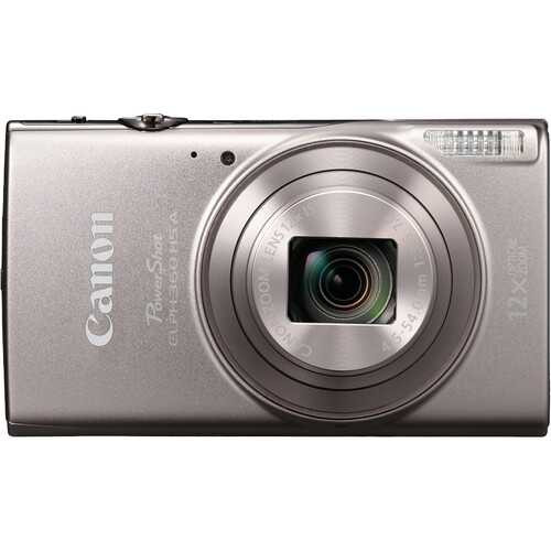 Canon PowerShot ELPH 360 HS A Digital Camera (Silver) micro SD card