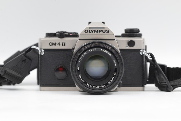 Pre-Owned - Olympus OM-4T With 50mm F1.8 Lens black