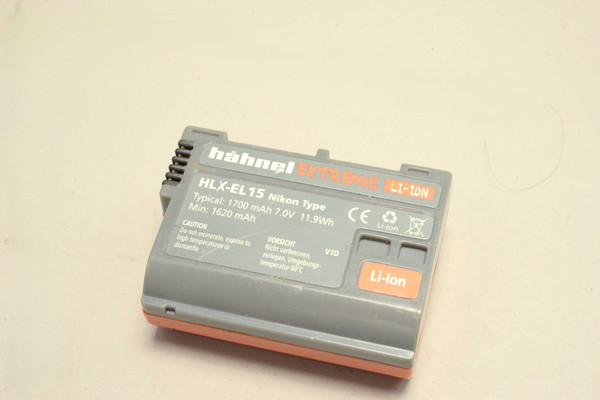Pre-owned - hähnel Extreme Li-Ion HLX-EL15 Battery for Nikon Digital Cameras EN-EL15