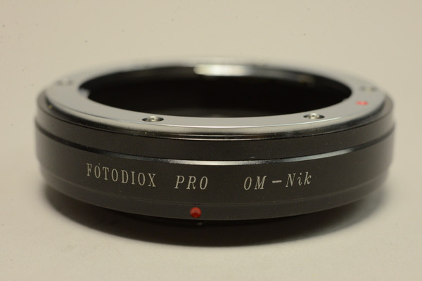 FotodioX Pro Lens Mount Adapter for Olympus OM Lens to Nikon F Mount Camera