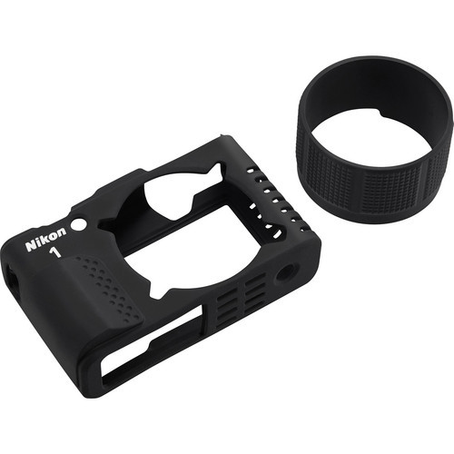 Nikon Silicone Jacket Set for Nikon 1 AW1 (Black)