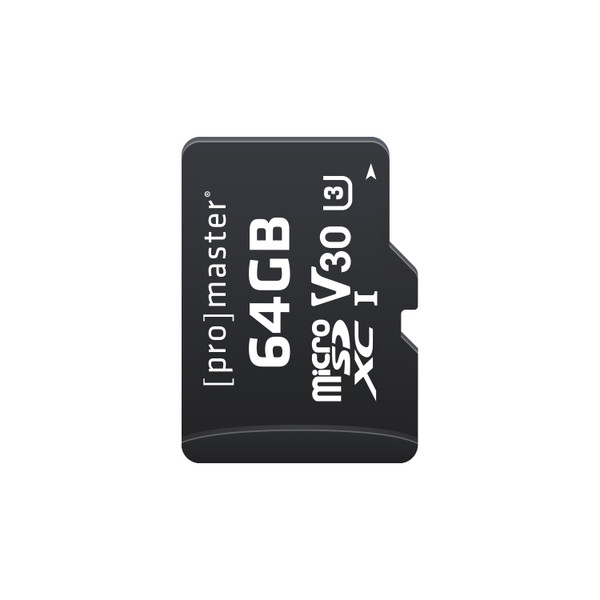 Promaster Micro SDXC 64GB Advanced UHS-I V30 Memory Card