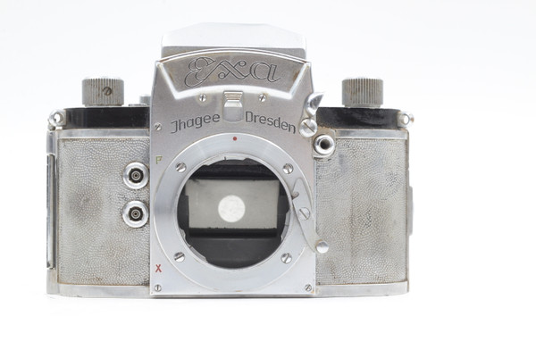 Pre-Owned Exacta EXA body only. Film camera