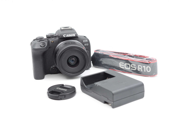 Pre - Owned Canon R - EOS R10 Mirrorless Camera with 18-45mm Lens