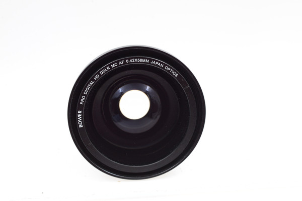 Bower VLB4258B 0.42X Super Fisheye Lens (58Mm Thread, Black)