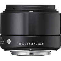 Sigma - 19mm f/2.8 DN Lens for Micro Four Thirds (Black)