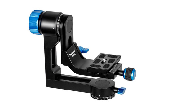 koolehaoda Gimbal Tripod Head 360° Panoramic Head with 75mm Quick Release Plate Carry Bag