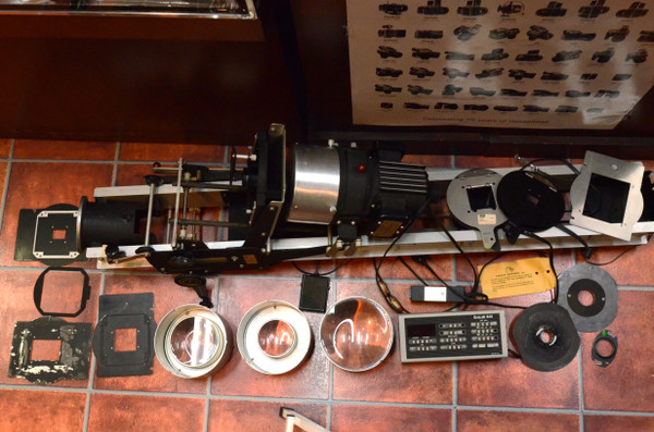 Pre-Owned - *STORE PICKUP ONLY* Omega D2 Darkroom Photo Enlarger with Nikon 50mm f/ 2.8 Enlarger Lens, 3 condensers, 6 Negative Carriers, Gralab 645 timer, and Pedal