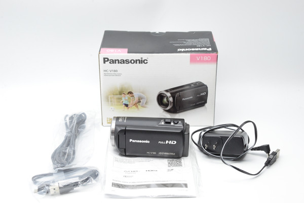 Pre-Owned - Panasonic HC V180 Video Camera Camcorder 90x Zoom 10MP Full HD