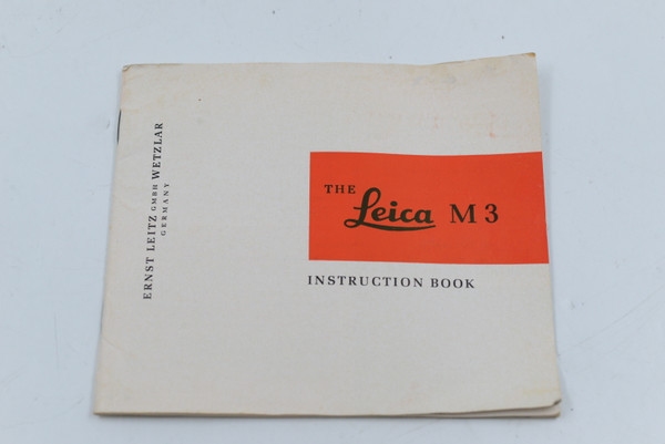 Pre-Owned Leitz-Leica M3 Instruction Manual (English)