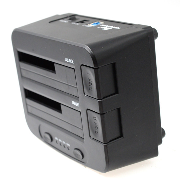 Pre-Owned - Kingwin PD-2537U3 2.5"/3.5" Dual Bay SSD / SATA HDD Clone Power Docking Station