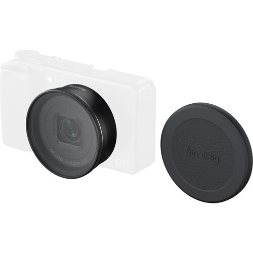 SmallRig Lens Hood with UV Filter & Protective Cap for Ricoh GR IV