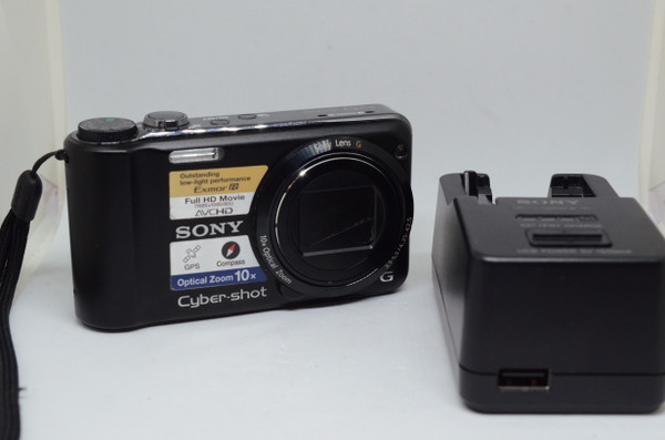 Pre-Owned - Sony Cyber-shot DSC-HX5 Digital Camera 10.20MP 10x Optical Zoom